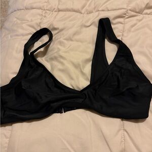 aerie Black Swim Bikini Top - Simple Scoop